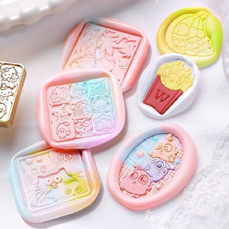 Wax Seal Stamp Kawaii Stamp Wa - Wax Seal Stamp Set 评论和价格