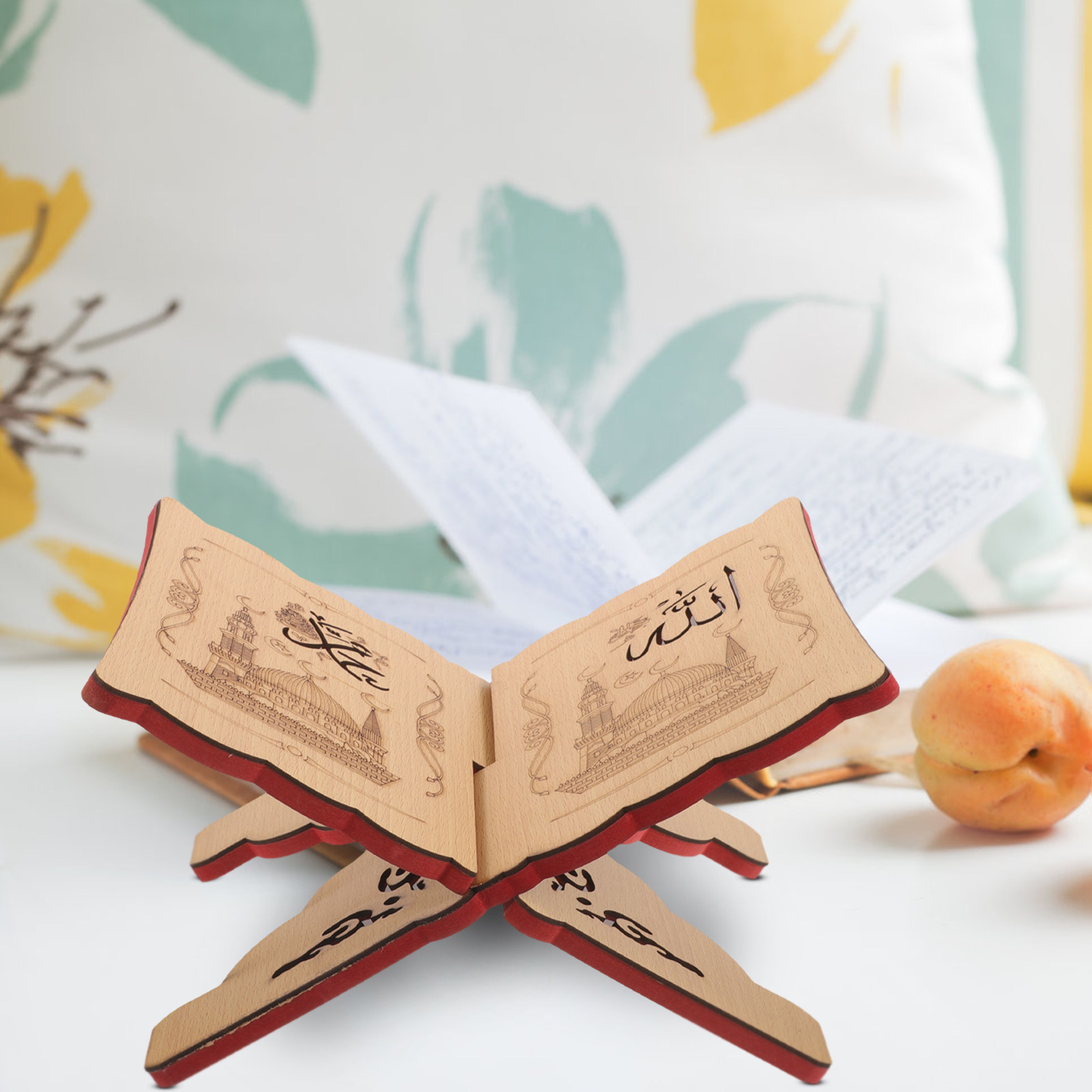 Wooden Quran Holder Reading St - Magazine Holder Rack 评论和价格
