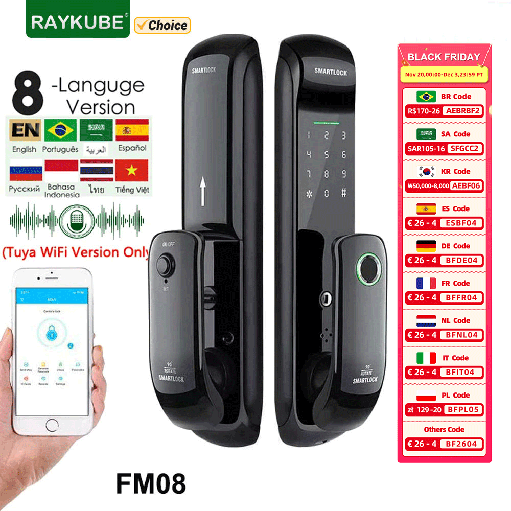 RAYKUBE FM08 Tuya Wifi Smart D - Letter Opener Brass 评论和价格