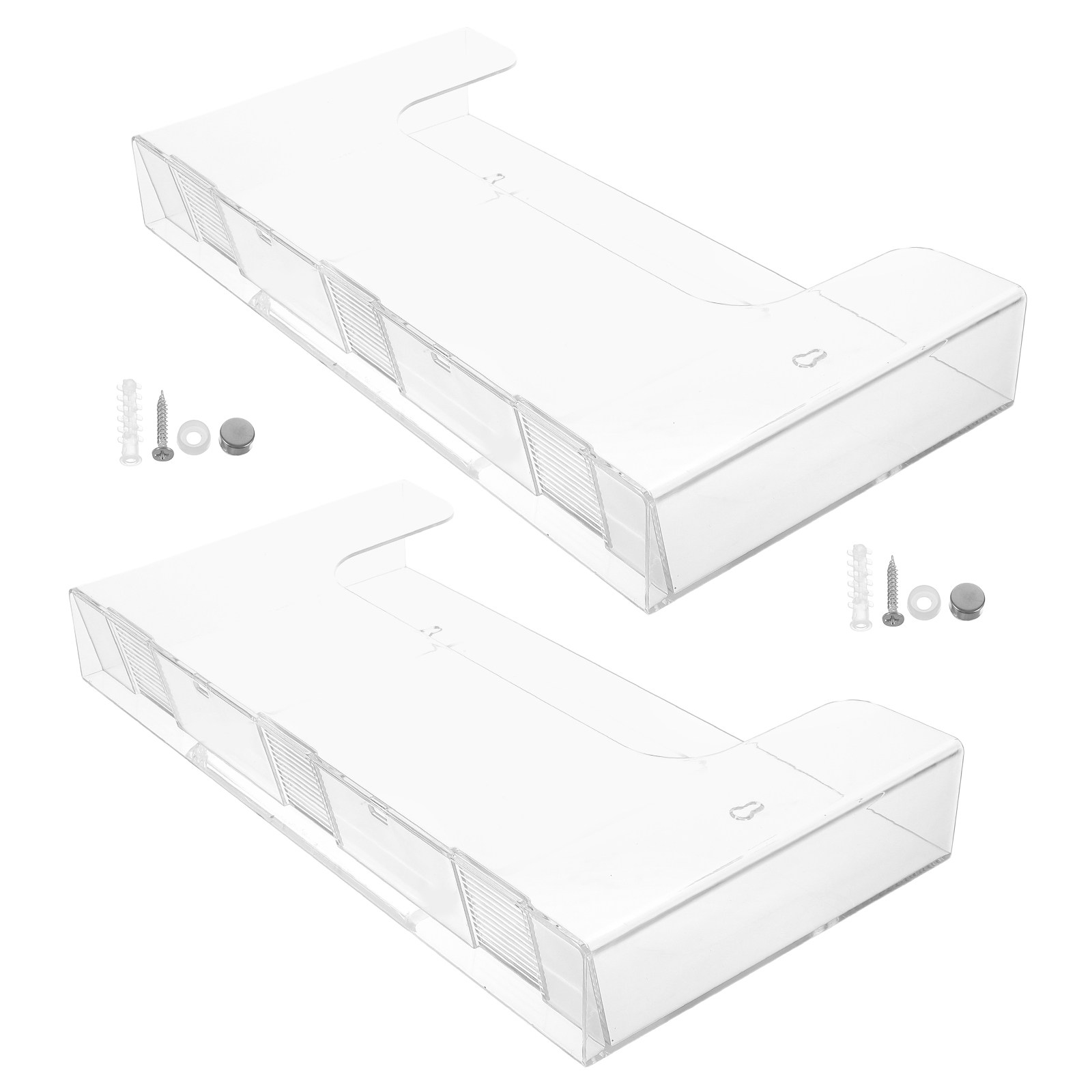 Acrylic Wall File Holders 2 Pa - Magazine Holder Rack 评论和价格