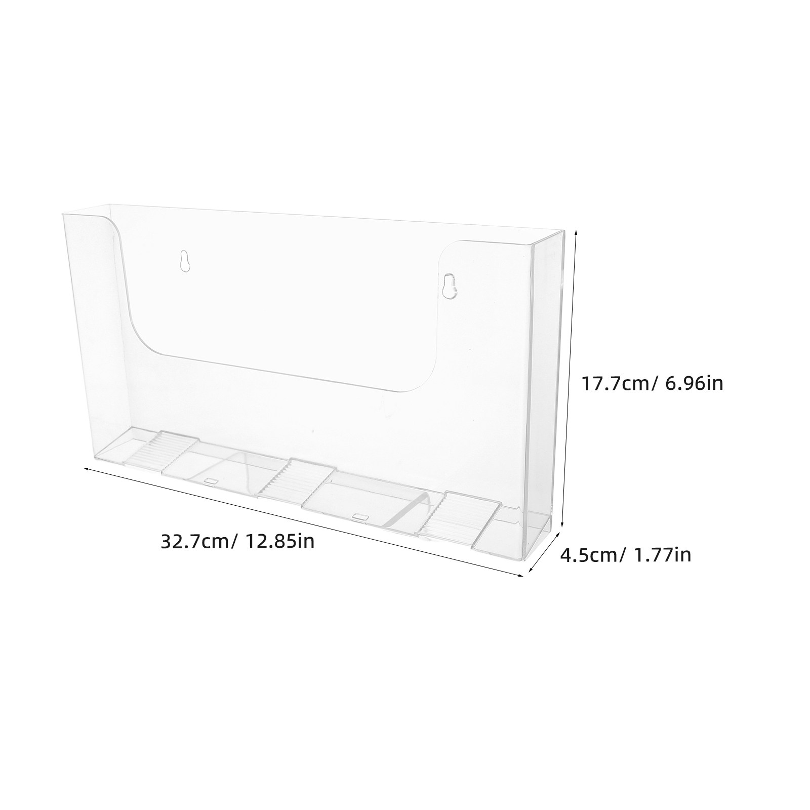 Acrylic Wall File Holders 2 Pa - Magazine Holder Rack 评论和价格