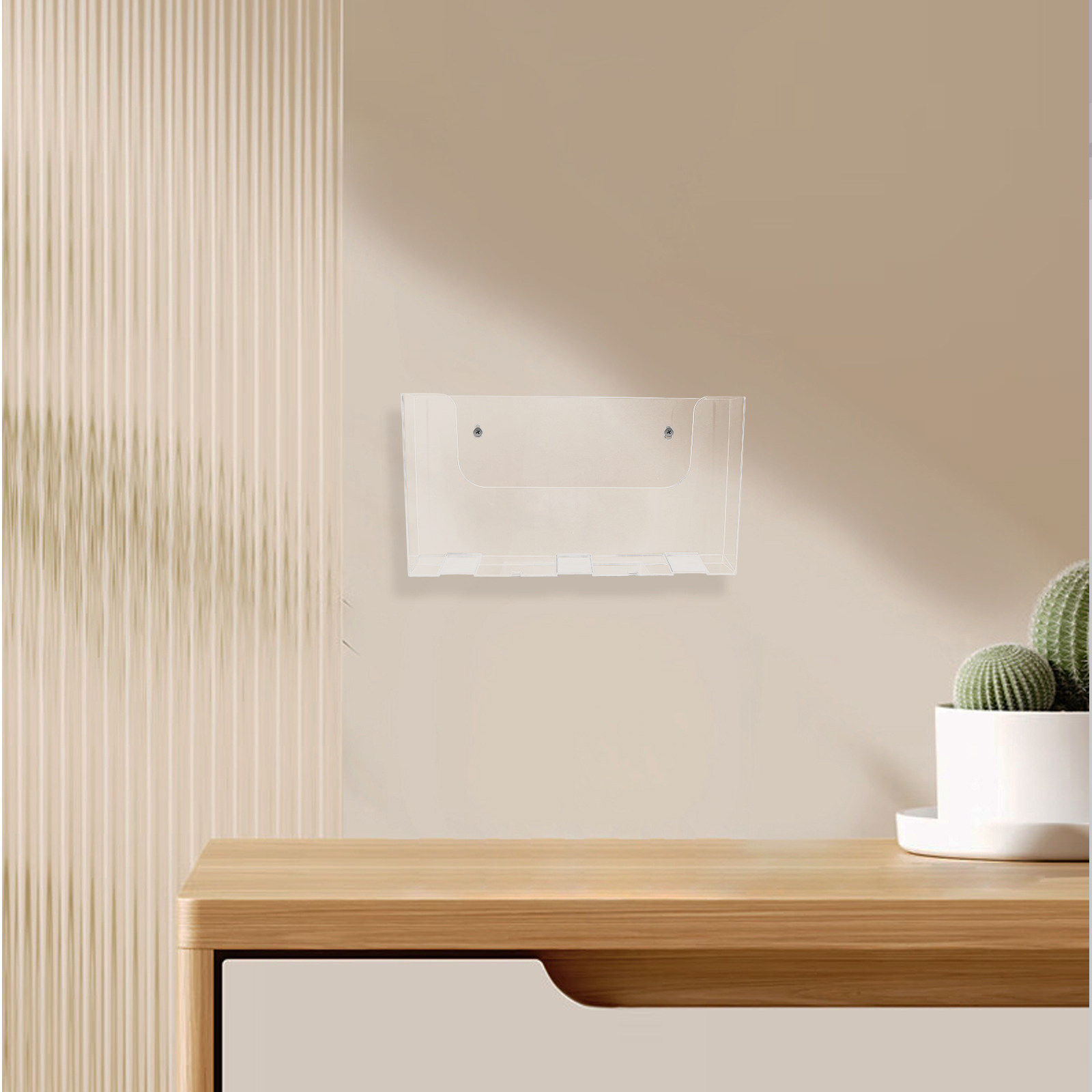 Acrylic Wall File Holders 2 Pa - Magazine Holder Rack 评论和价格