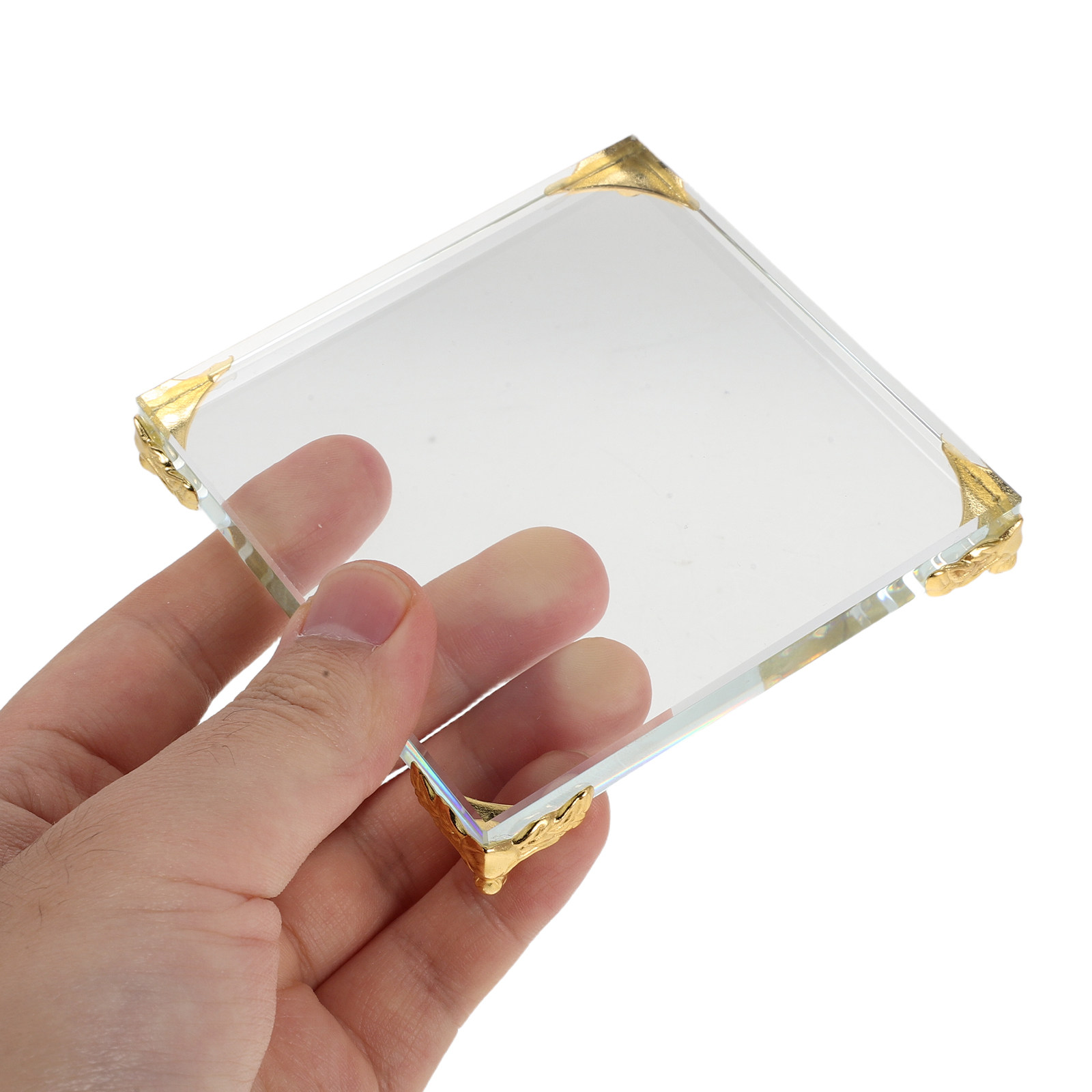 Square Crystal Paperweight Gol - Paper Weight Crystal 评论和价格